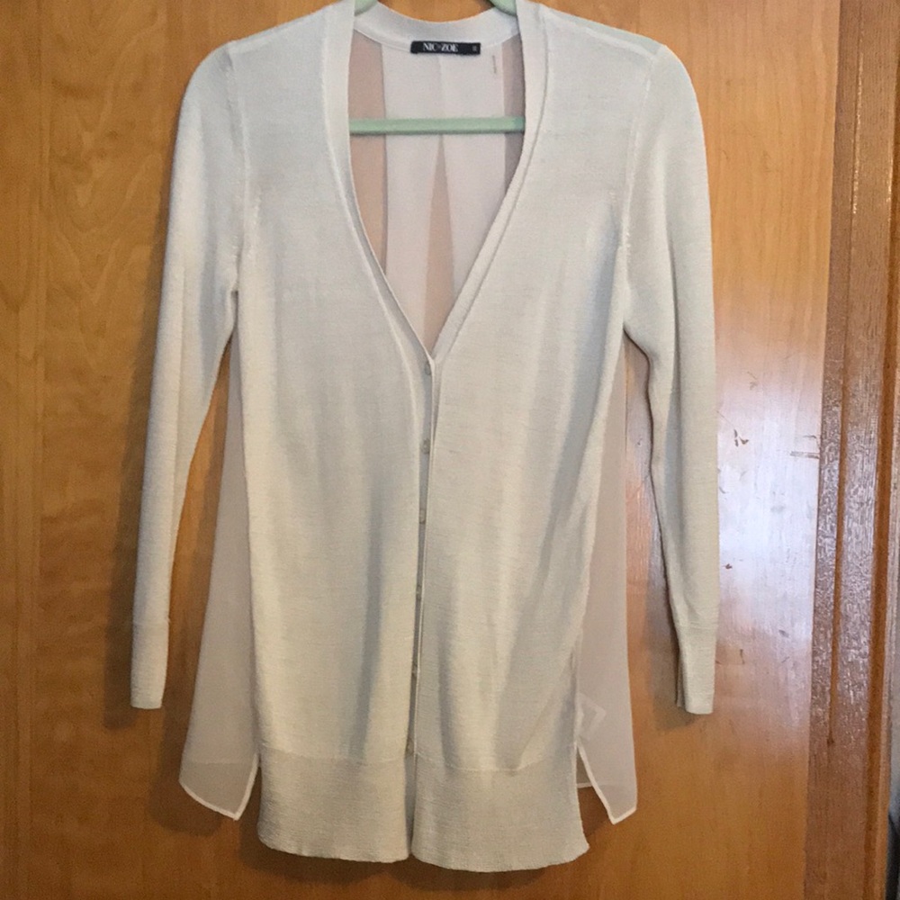 Nic and Zoe Light Beige cream  Cardigan